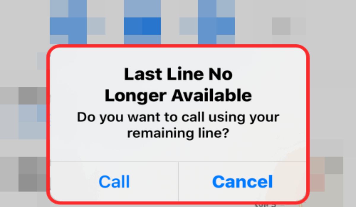 How to Fix Last Line No Longer Available Error on iPhone