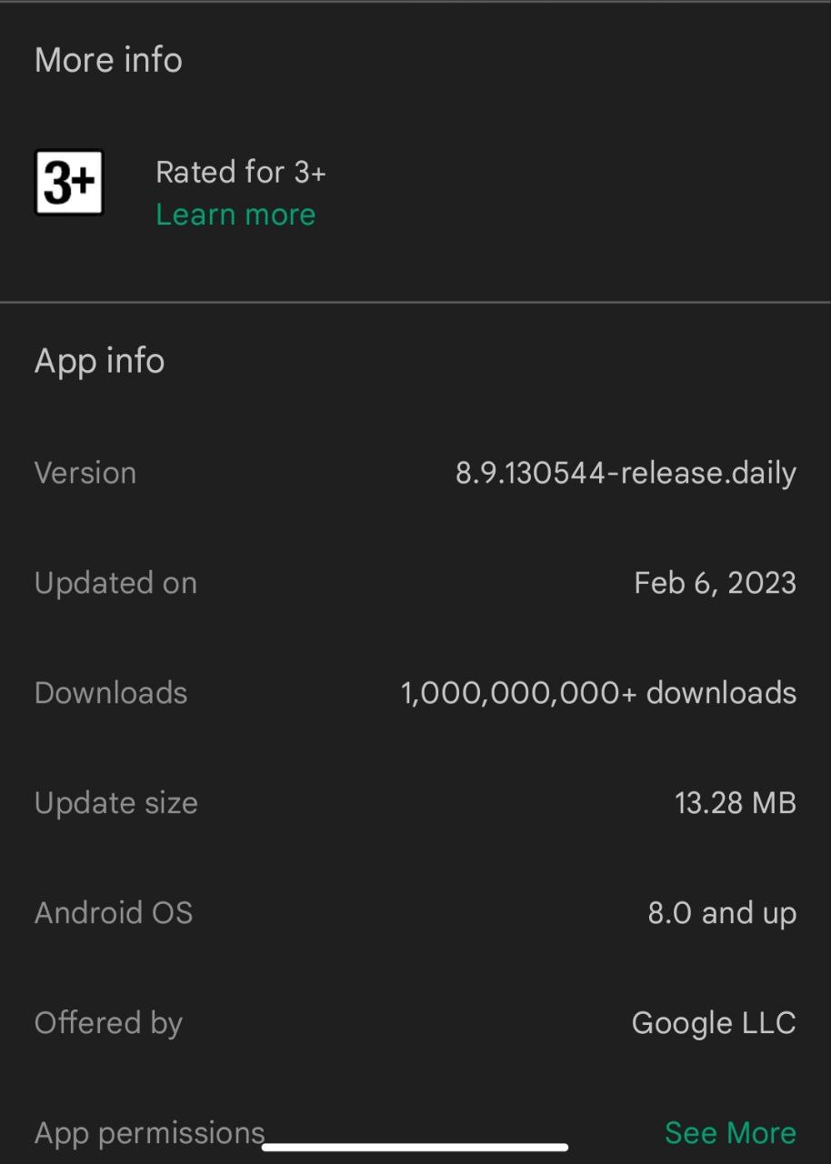 Android Auto 8.9 beta
