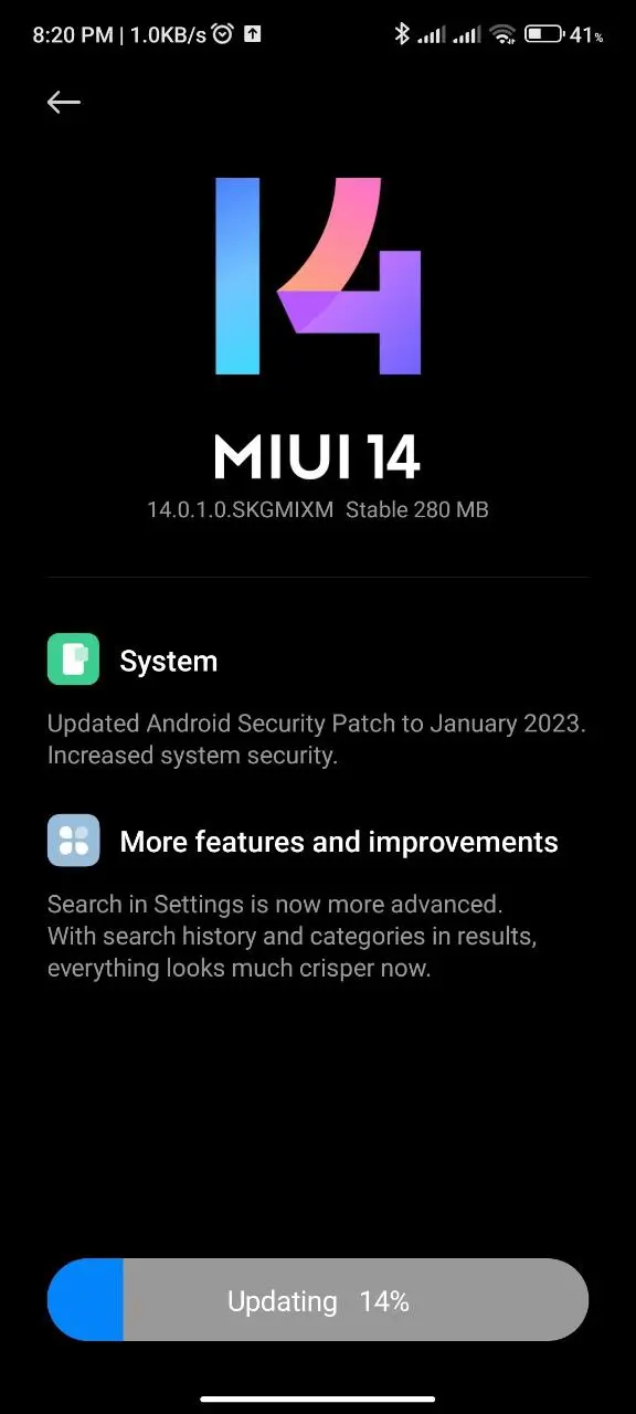 Redmi Note 10 MIUI 14 update 