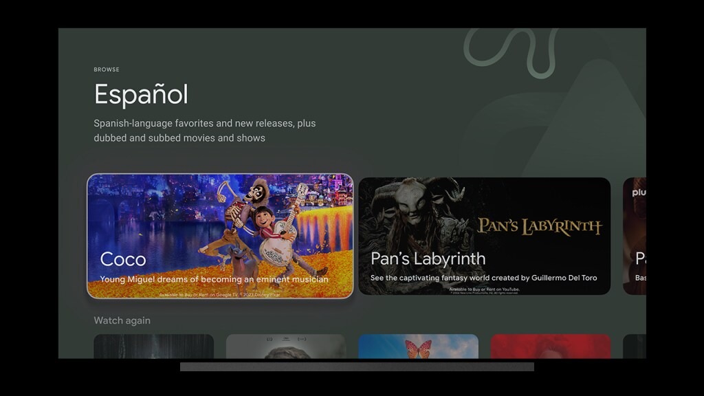 Latest Google Tv update