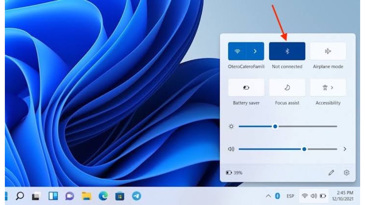 How to turn on Bluetooth in Windows 11