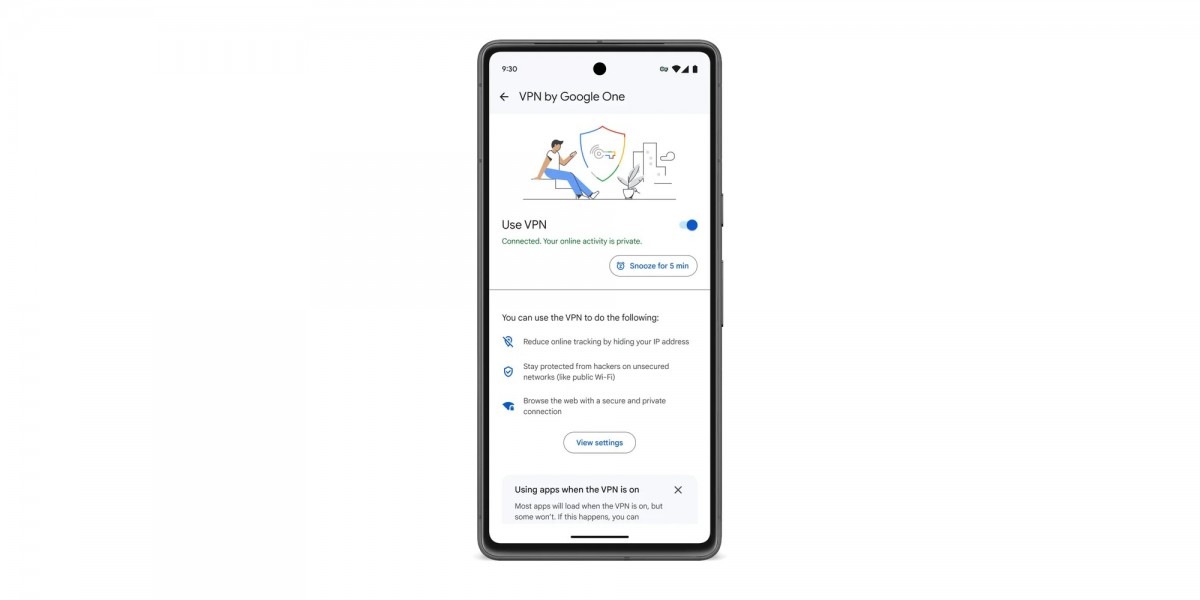 Google One Free VPN 