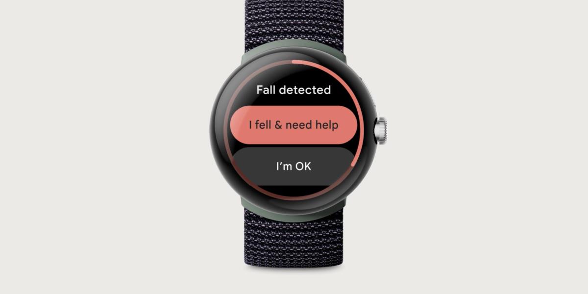 Fall detection on Google Pixel Watch