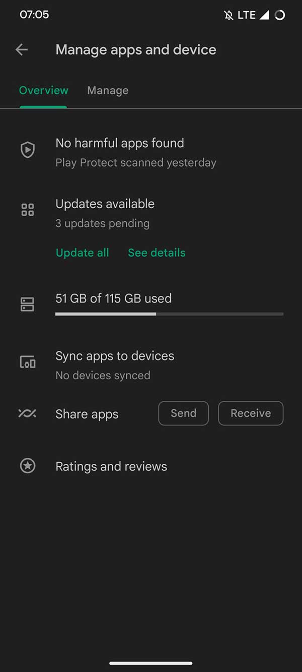 Google April system update