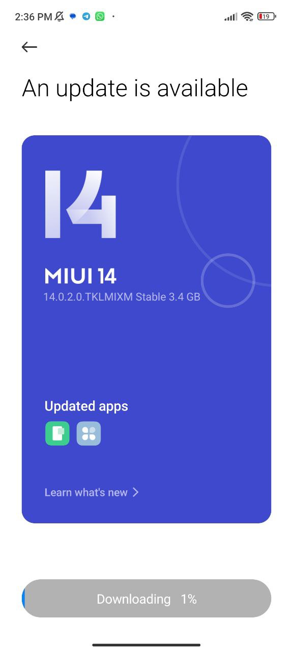 Redmi Note 10S Android 13-based MIUI 13 update 