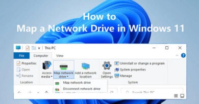 How To Map a Network Drive on Windows 11