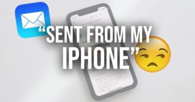disable the 'Sent from my iPhone' signature