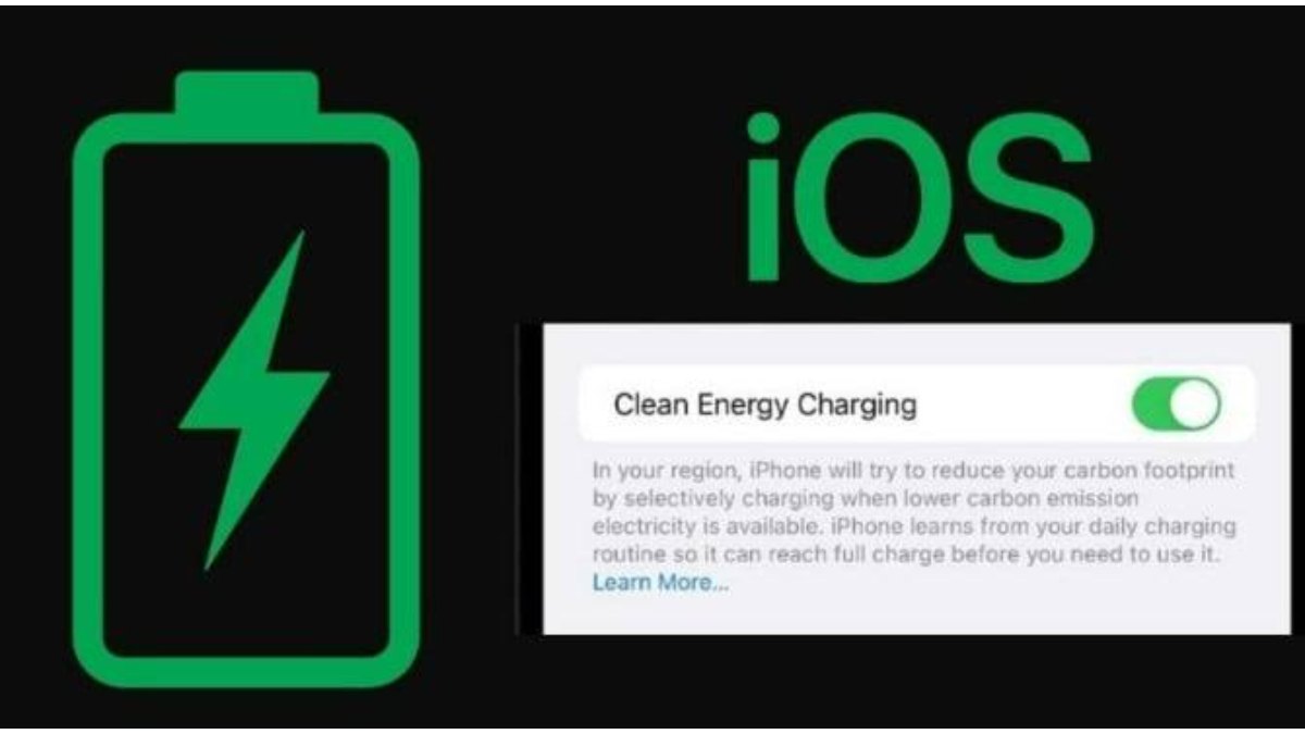 Use Clean Energy Charging on iOS 16.1