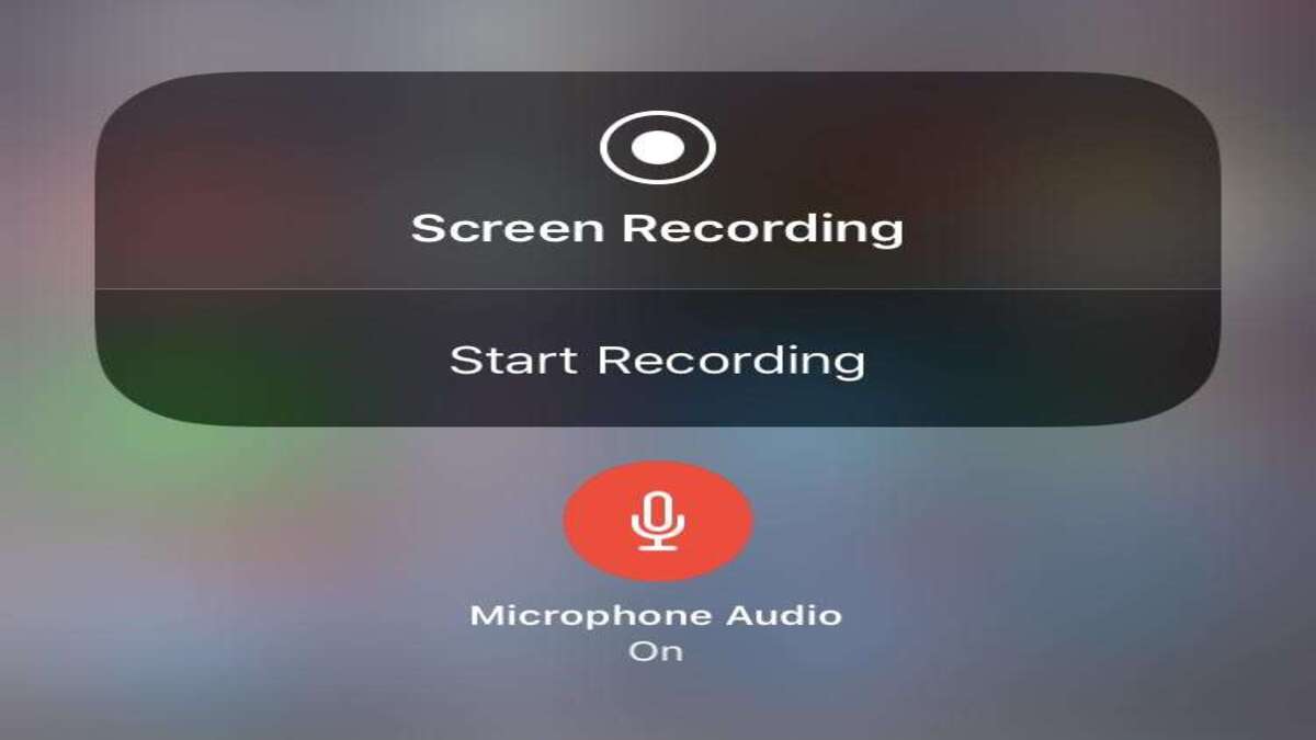 Screen record on iPhone with sound