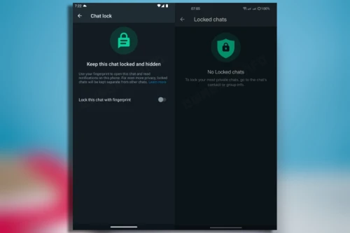 Locking chats on Whatsapp