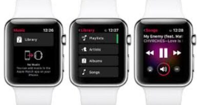 stream music on your Apple Watch