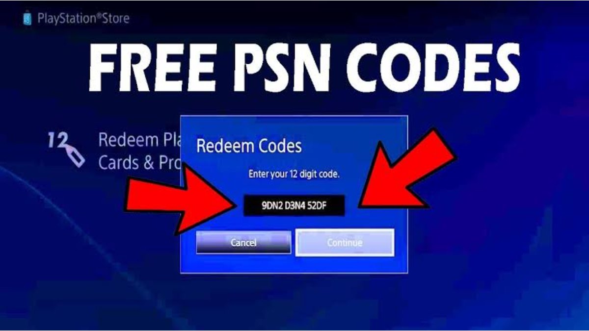 Free 12 Digit Redeem Code PS4 2023 Generator