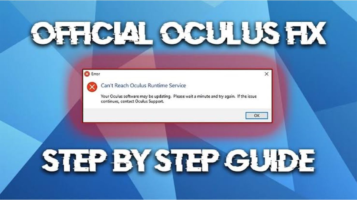 Fix Oculus Runtime Service Error