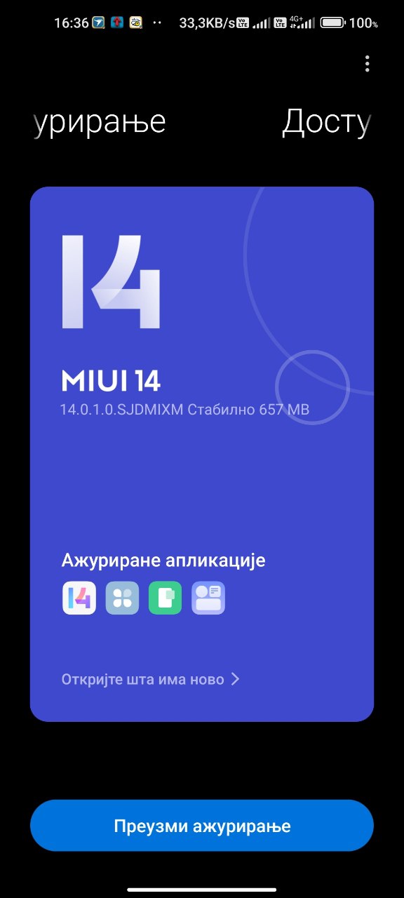 Global Xiaomi Mi 10T / Mi 10T Pro MIUI 14 update 