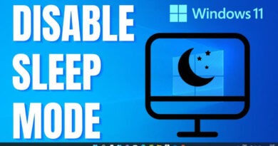How To Disable Sleep Mode in Windows 11/10