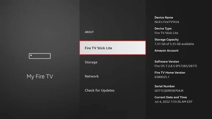Access Developer Options on Amazon Fire TV