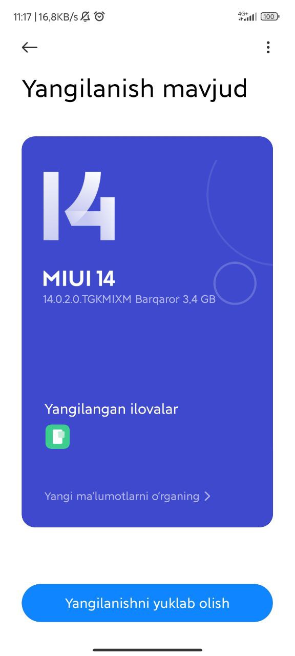 Global Redmi Note 11 NFC MIUI 14