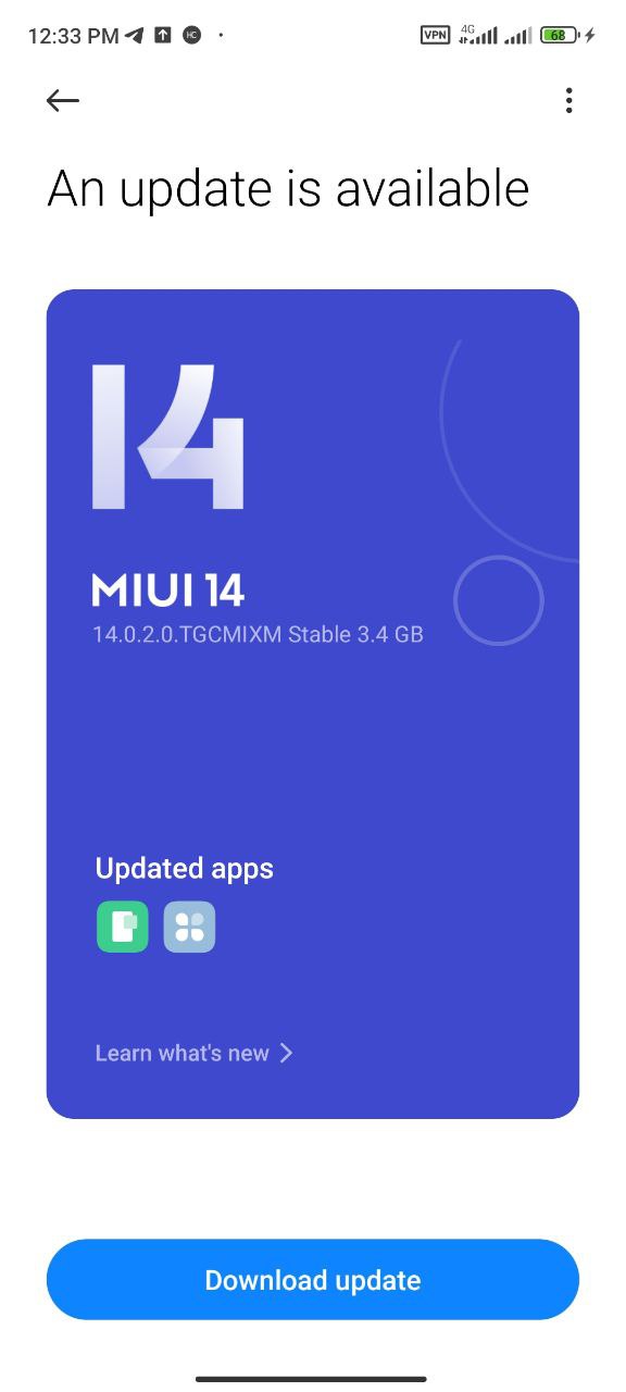 Global Redmi Note 11 MIUI 14 update 