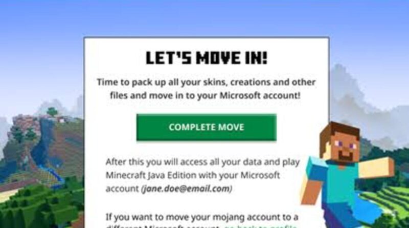 How To Migrate Minecraft Account From Mojang to Microsoft Account