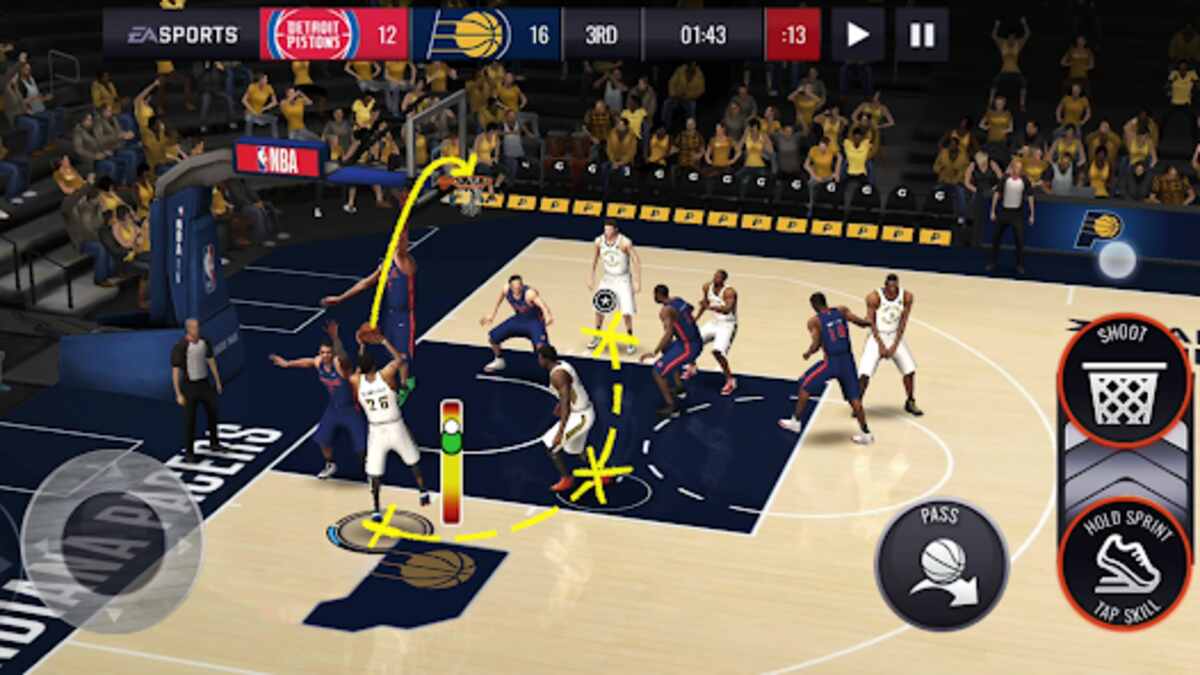 NBA Live mobile game 