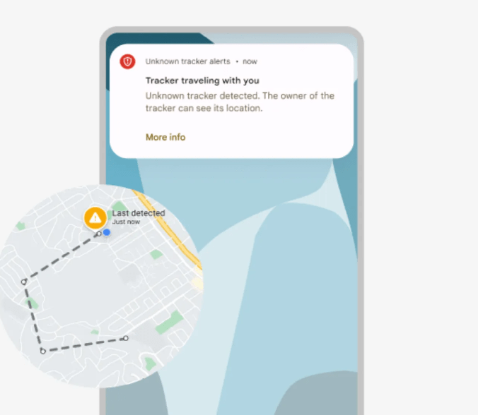 Unknown AirTag tracker alert now available on Android
