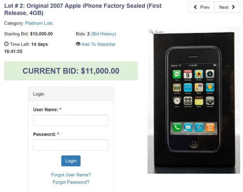 These iPhones tipped to sale for over $200k