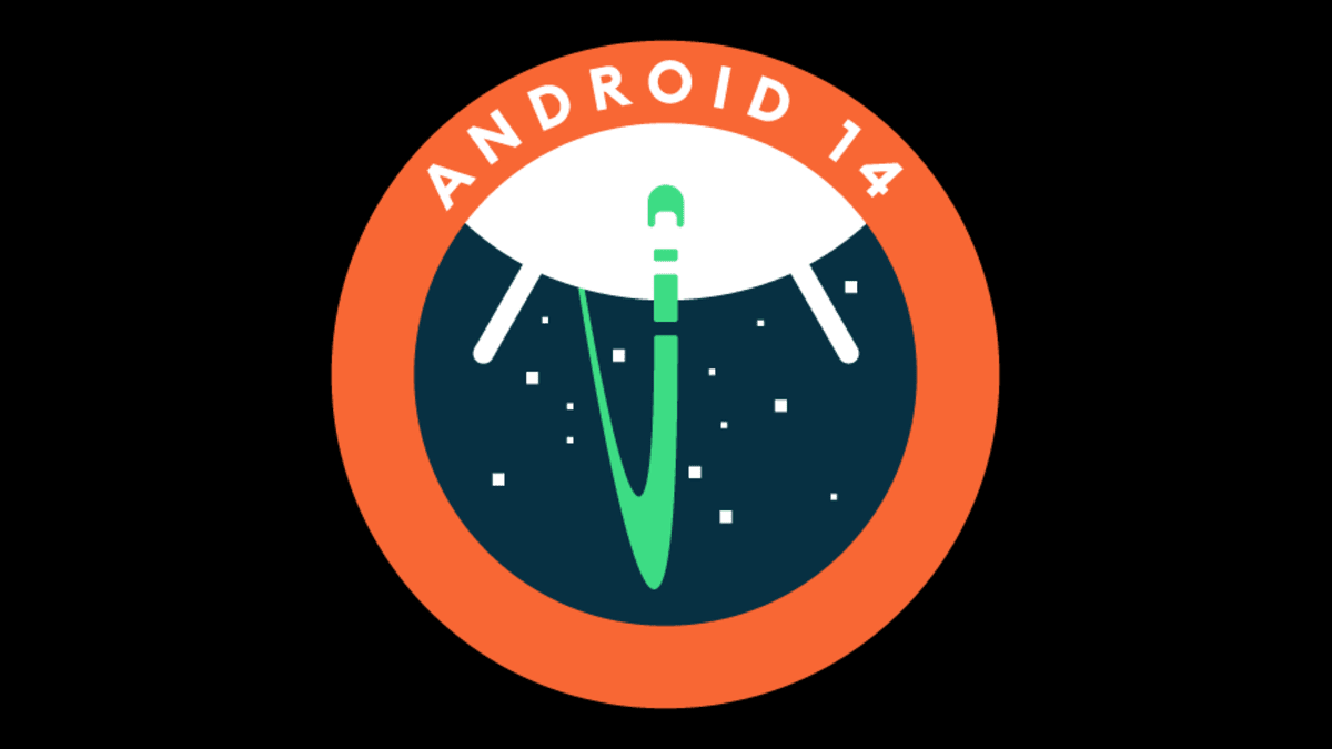 Android 14 logo, Predictive Back Gesture 