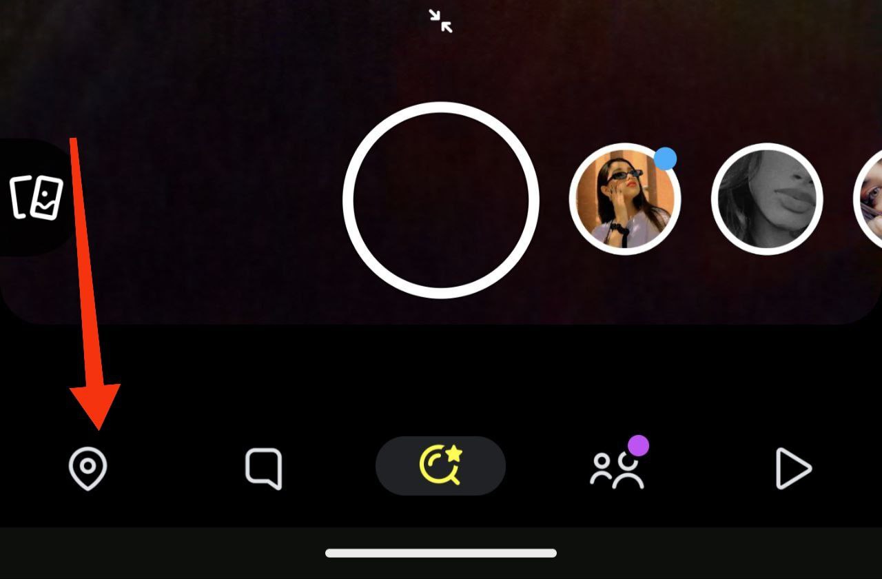 add nearby people on Snapchat from Snapmap