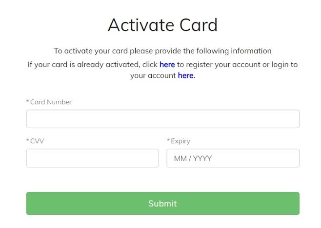 How do I Activate my Payaccount Card?