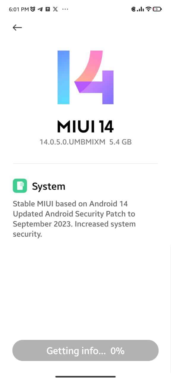 Xiaomi 13 Android 14 update 