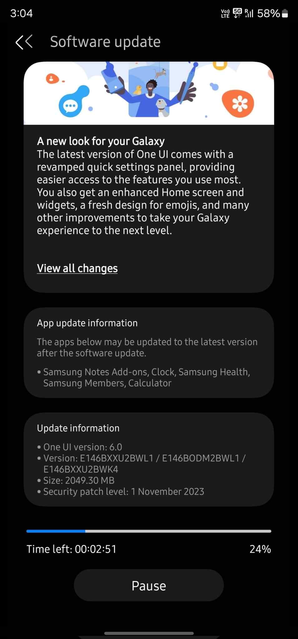 Galaxy F14 Android 14 update 