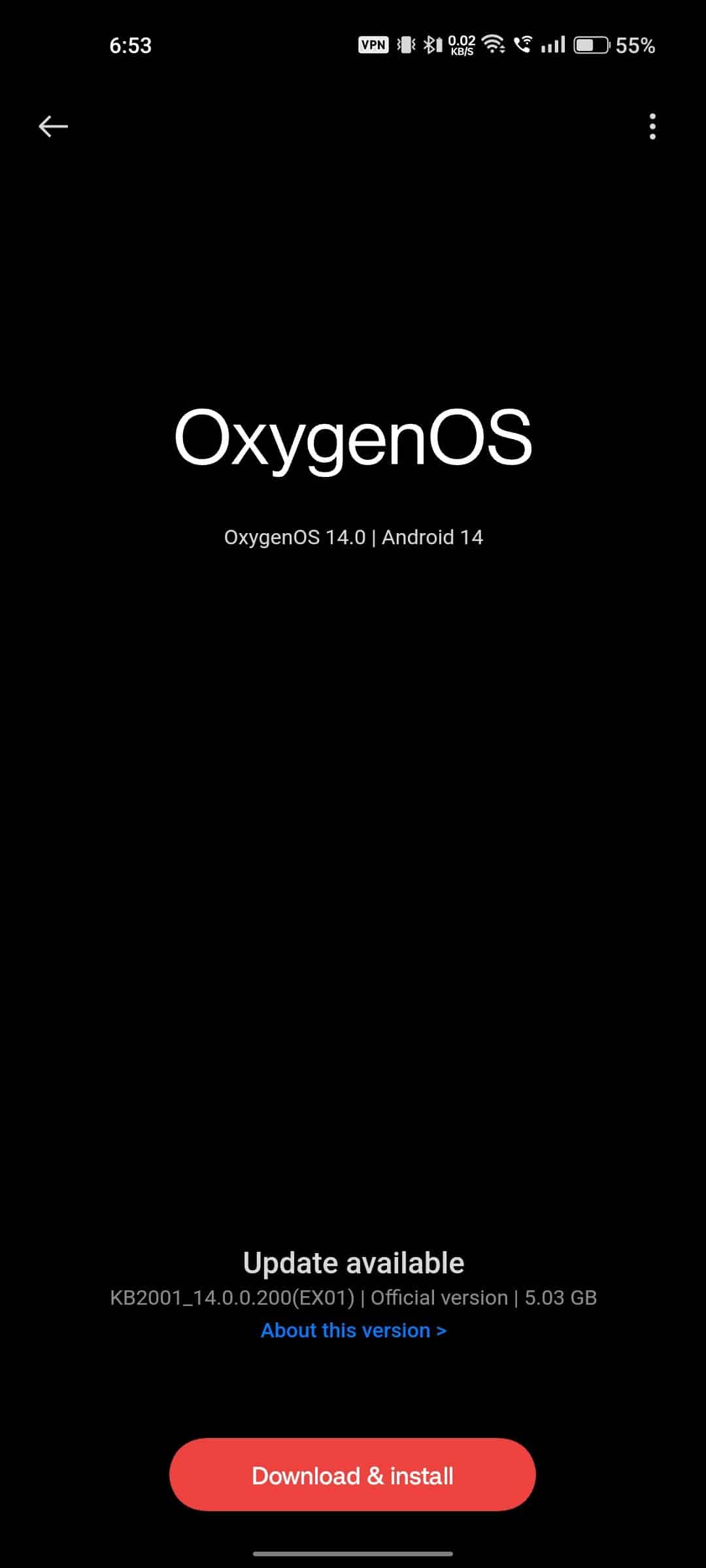 OnePlus 8T Android 14 