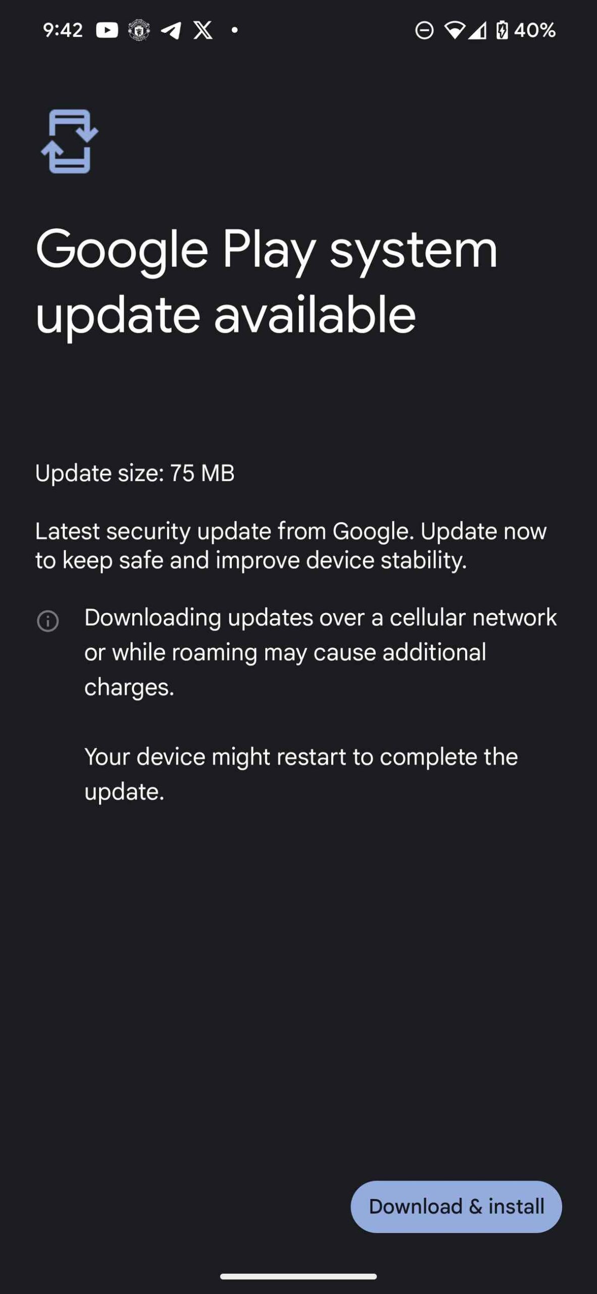 January 2024 Google Play system update