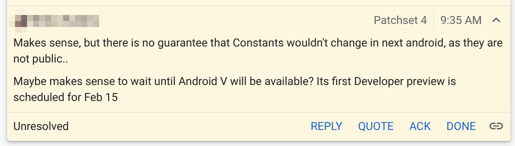 Android 15 Developer preview