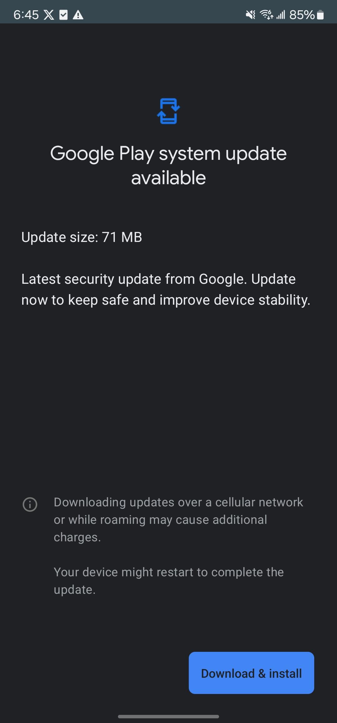 Samsung phones are now receiving the March 2024 Google Play system update