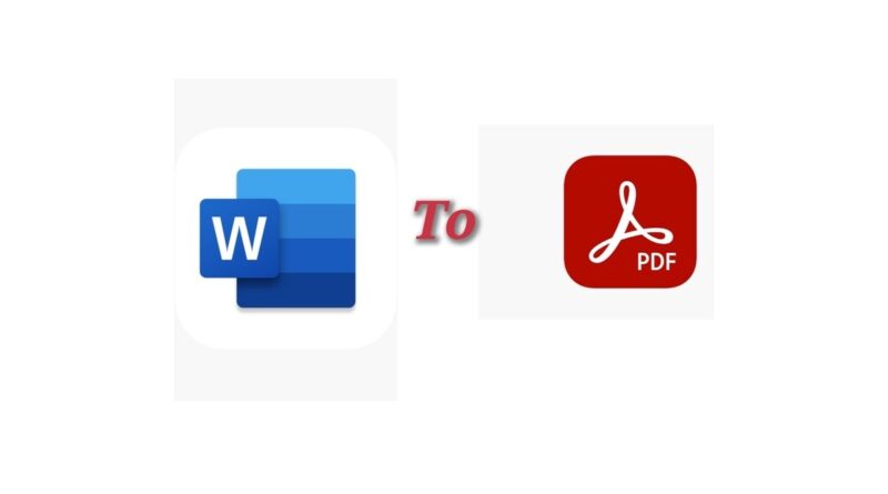 How to Convert a Microsoft Word Document to PDF