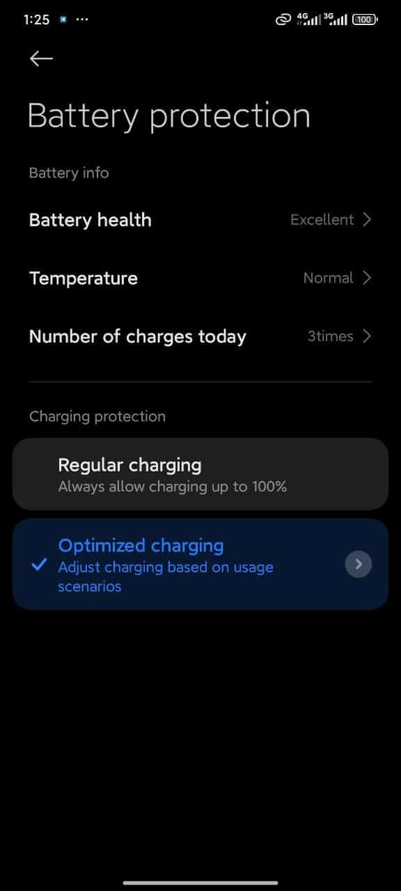 check the battery health on Xiaomi