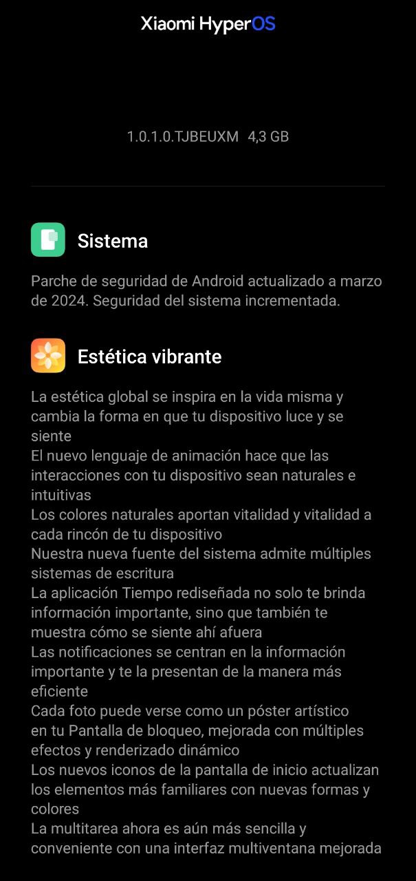 Xiaomi 10 HyperOS update