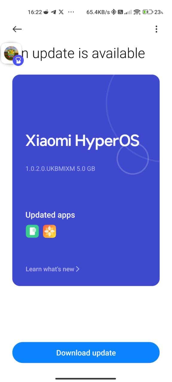 Global Xiaomi 11 Android 14 HyperOS update 