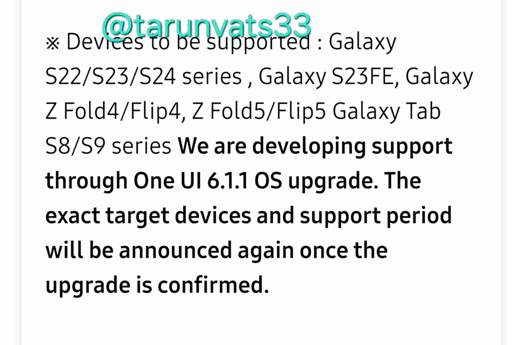 Galaxy phones to receive One UI 6.1.1 update 