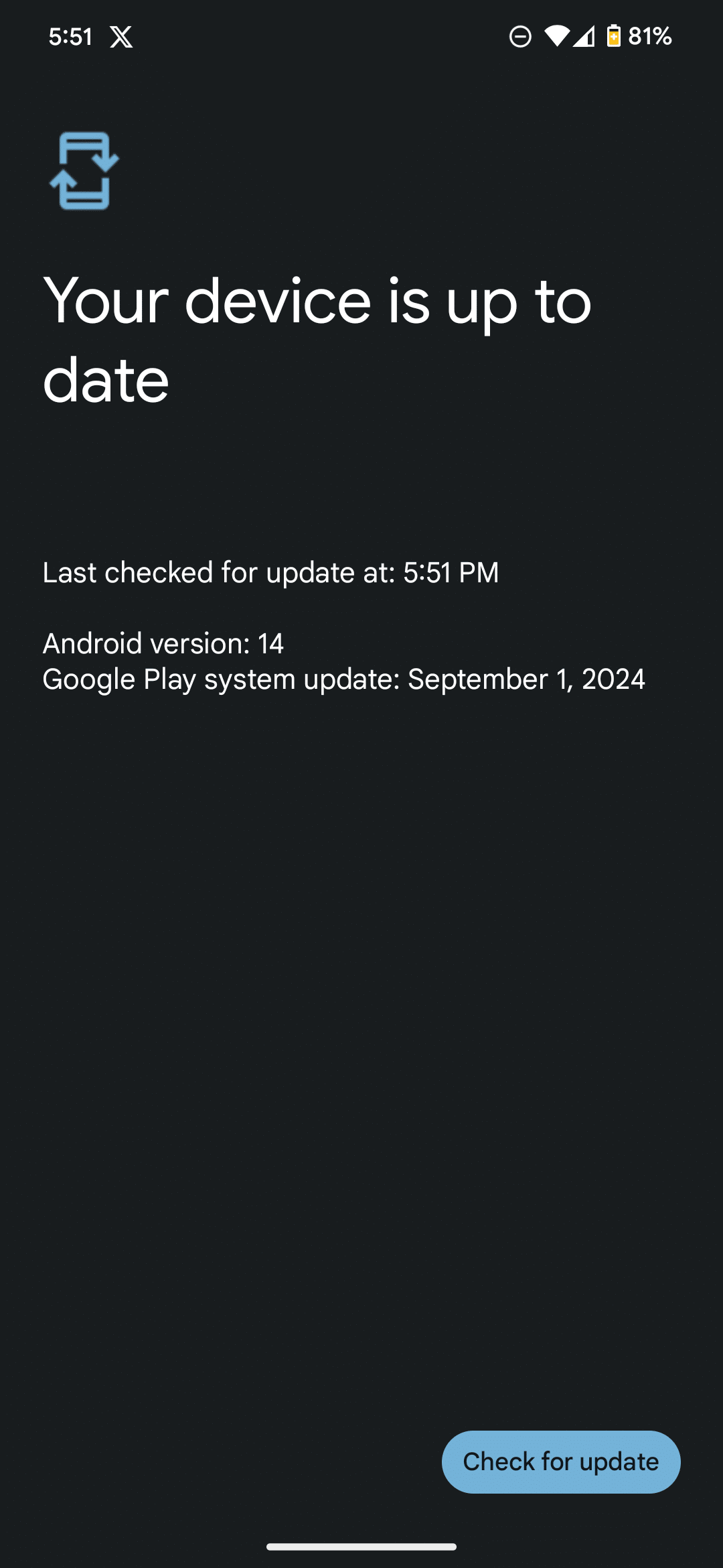 October 2024 Google Play system update