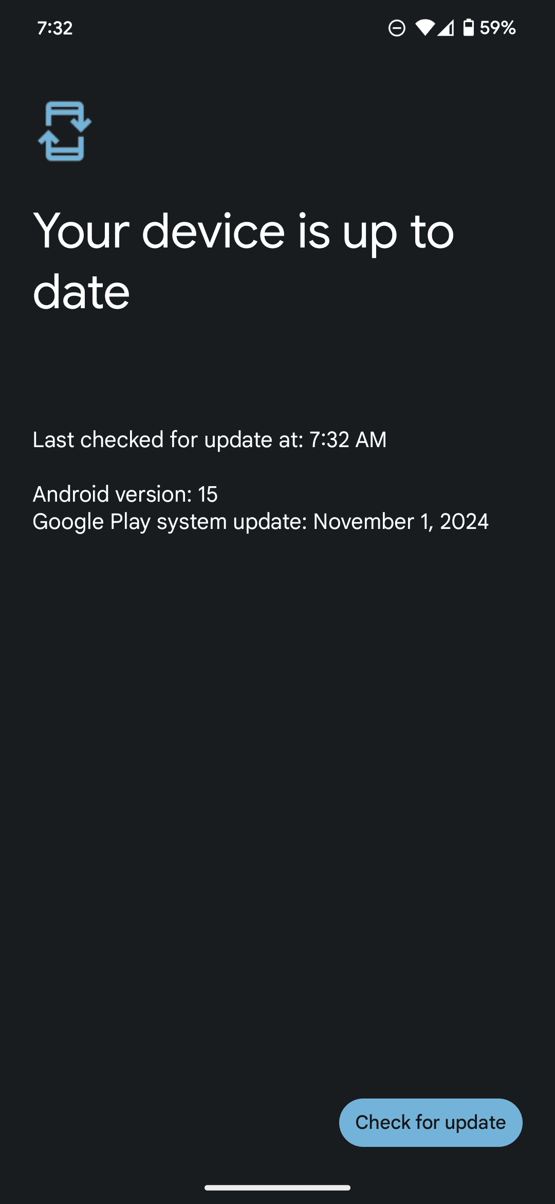 November 2024 Google Play system update 