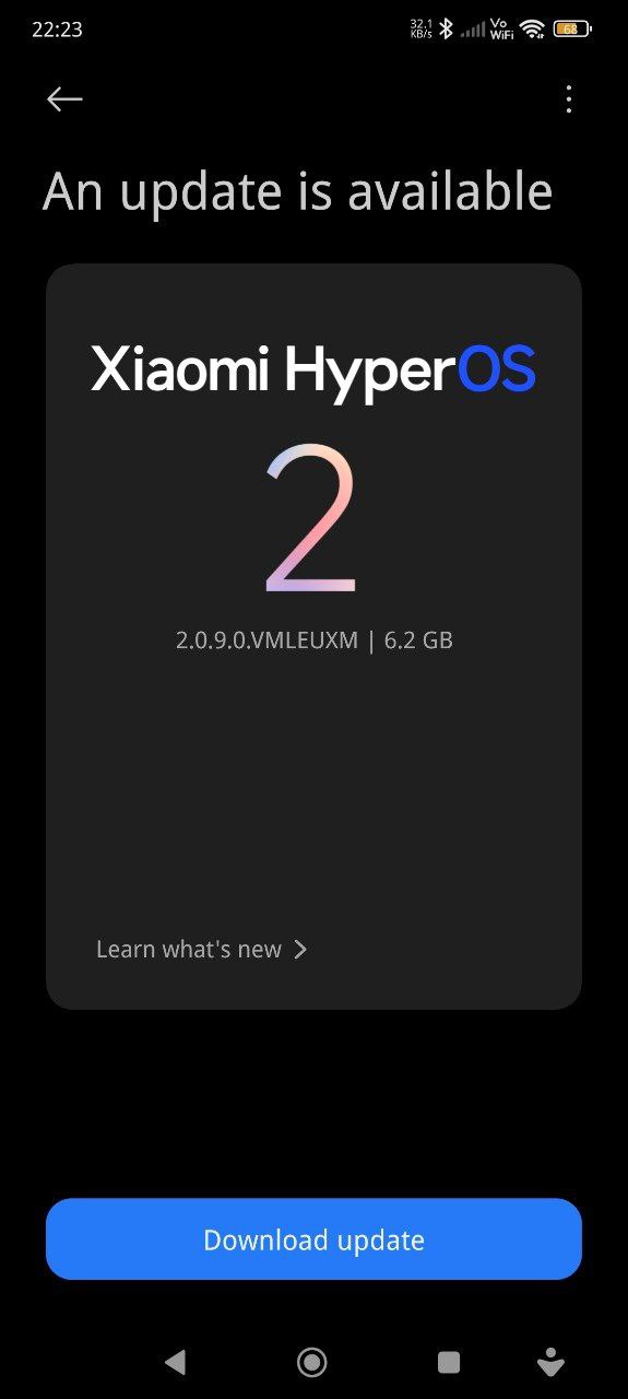 HyperOS 2 update for Xiaomi 13T Pro