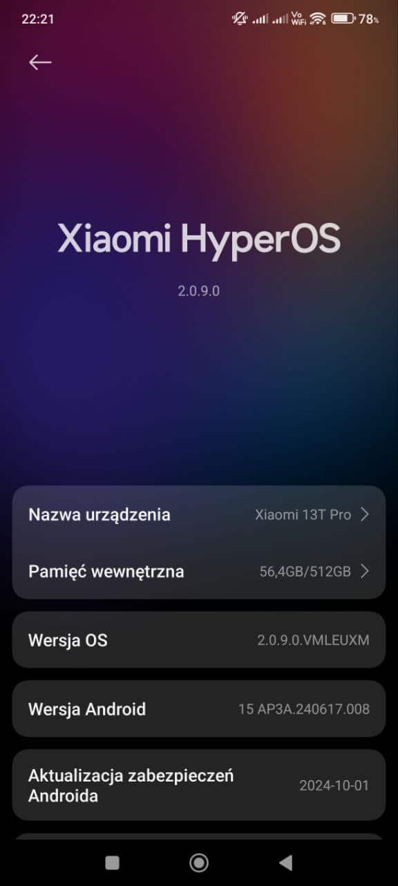 Global Xiaomi 13T Pro Android 15-based HyperOS 2 update 