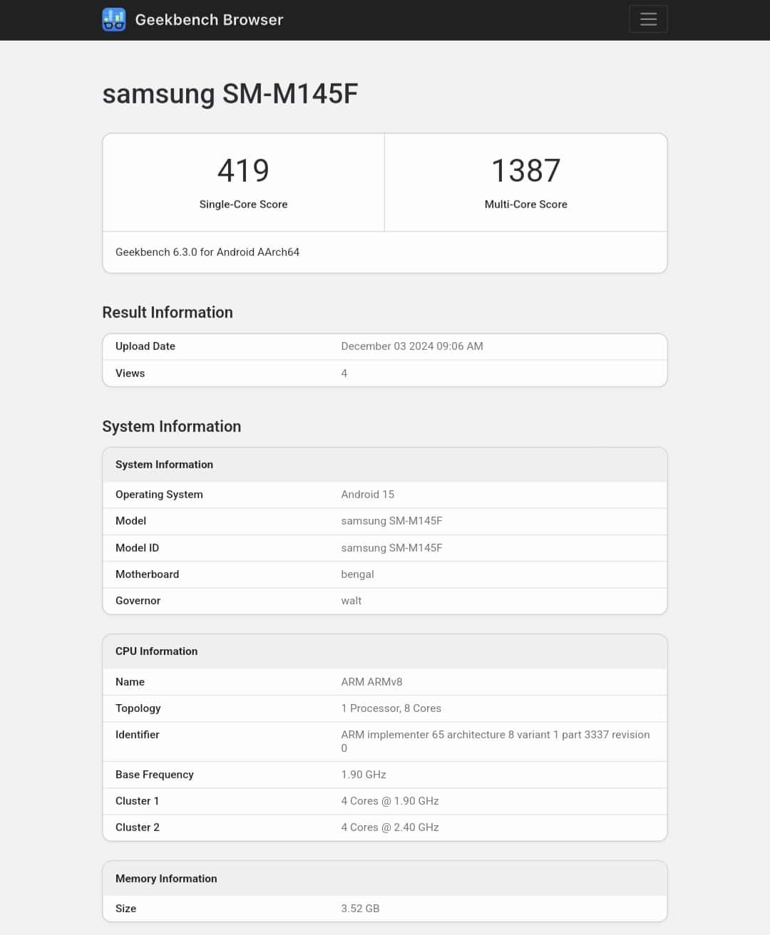 Galaxy M14 One UI 7