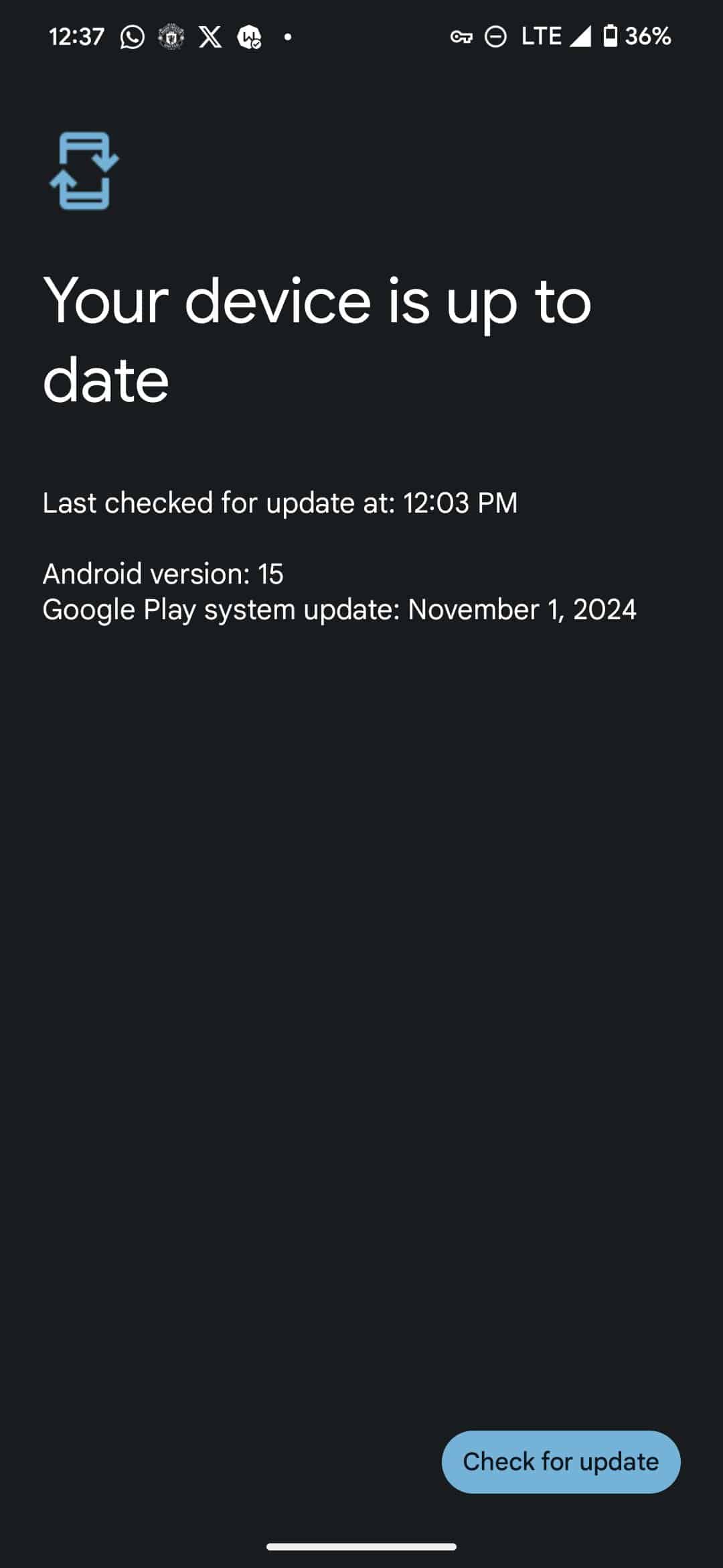 January 2025 Google Play System update