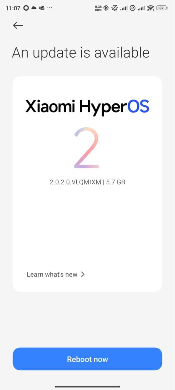 Xiaomi 12T Android 15-based HyperOS 2 update 