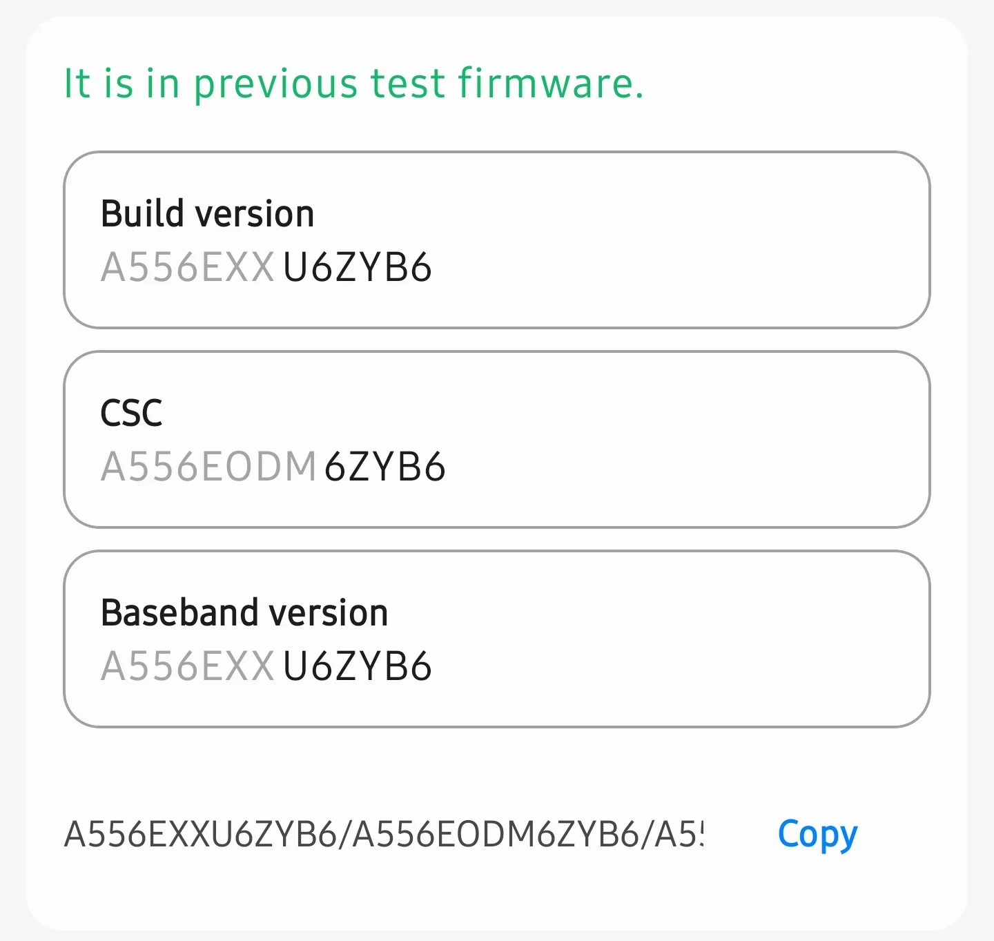 Samsung Galaxy A55 One UI 7 beta