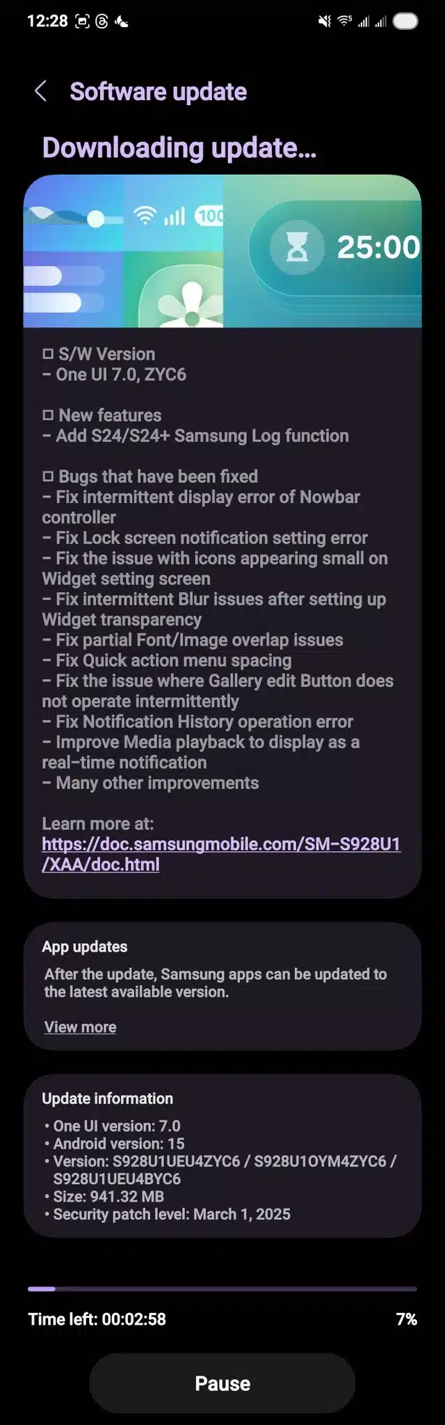 Samsung Galaxy S24 One UI 7 beta 5 update is now rolling out Samsung Galaxy S24 One UI 7 beta 5 update is now rolling out