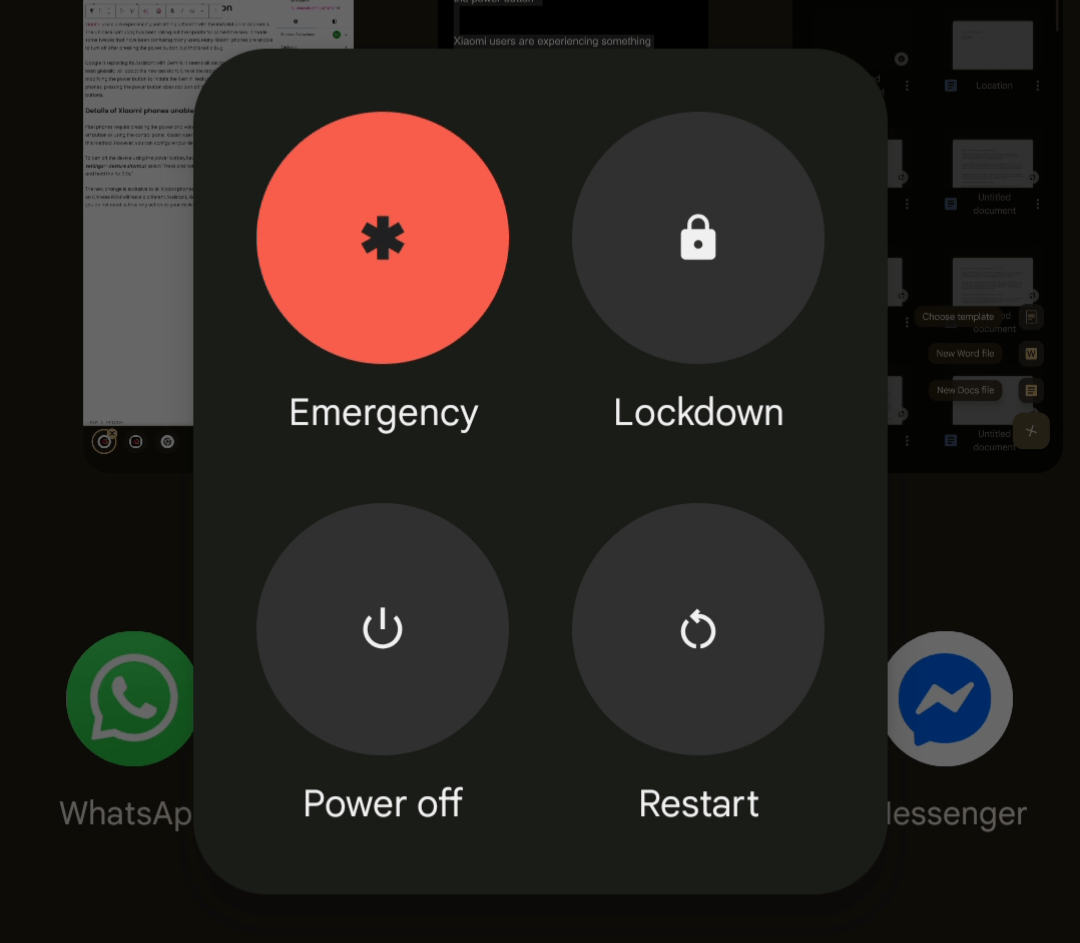 Xiaomi phones are unable to turn off after pressing the power button Xiaomi phones unable to turn off